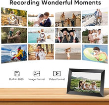 Load image into Gallery viewer, Digital Picture Frame 10.1 Inch WiFi,1280 * 800P IPS HD Disply, Youyu Digital Photo Frame with 32GB Storage, Picture Frames Share via Free APP - Photo Frame Electronic Gifts for Mom Grandparents