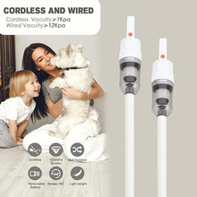 Load image into Gallery viewer, Cordless Vacuum Cleaner, 2-in-1 Lightweight Stick Vacuum w/100W Powerful Motor & Led Display, Portable Handheld Vacuum for Home Hard Floor Carpet Pet Hair (with Plug)