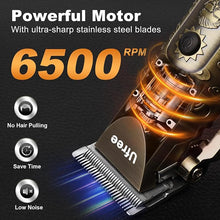 Load image into Gallery viewer, Ufree Beard Trimmer, Hair Clippers Mens Shaver Electric Razor, Hair Trimmer for Men Cordless Barber Clippers and Trimmers Set, Hair Cutting Kit for Men Grooming Gifts