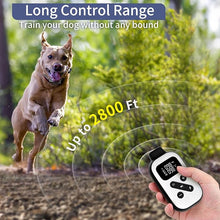 Load image into Gallery viewer, PetJoy Bark Collar with Remote, Bark and Training Collar Combo, Shock Collar for Large Dogs, Auto Bark Collar - Shock, Vibration, Beep and Auto Mode (Level 1-5), Remote Range 2800 Ft