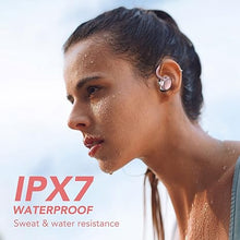 Load image into Gallery viewer, KT1 Wireless Earbuds V5.3, 120H Playtime, Bluetooth Earbuds for Small Ear, IPX7 Waterproof Running Headphones, Deep Bass, Over Ear Sport Earbuds Wireless Bluetooth Earphones for Android iOS