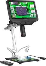 Load image into Gallery viewer, Andonstar AD409 Pro HDMI Digital Microscope, 10.1 inch Soldering Microscope, 300X USB Electronic Microscope Camera for Professional PCB Soldering, Circuit Board, Supports Windows PC