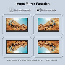 Load image into Gallery viewer, Eyoyo 7 inch Small Mini Monitor 1024x600 Resolution Car Rear View TFT LCD Screen Display with HDMI/VGA/AV Video Input for PC DVD DVR CCD 140 Degree Wi