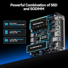 Load image into Gallery viewer, GEEKOM XT1 Mega AI Mini PC,14th Gen Intel Core Ultra U9-185H Processor (16C/22T,up to 5.1 GHz),32GB DDR5 2TB PCIe Gen4 SSD,Mini Desktop Computers Windows 11 Pro,WiFi 7/BT 5.4/Dual 2.5G LAN/USB4.0/8K