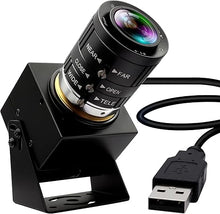 Load image into Gallery viewer, USB Camera 120fps High Speed USB Webcam Golf Swing 4K Camera 12 Megapixels USB Camera with 3X Manual Optical Zoom Lens Lightburn PC Camera Plug and Play for Linux Raspberry Pi Windows Mac OS
