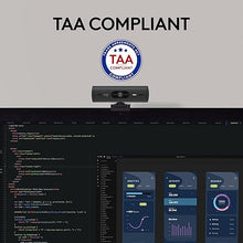 Load image into Gallery viewer, Logitech Brio 505 Full HD Webcam with auto Light Correction, auto-framing, Show Mode, Dual Noise Reduction mics, Privacy Shutter - Works with Microsoft Teams, Google Meet, Zoom, TAA Compliant