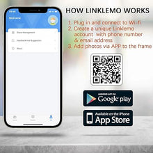 Load image into Gallery viewer, Digital Picture Frame WiFi Digital Photo Frame Kimire Full HD 1366x768 IPS Touch Screen, 16GB Storage, Auto-Rotate, Support Micro Slot, Sleep Mode, Share Photos and Videos via APP(10 inch, Black)