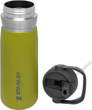 Load image into Gallery viewer, Stanley IceFlow Stainless Steel Bottle with Straw, Vacuum Insulated Water Bottle for Home, Office or Car, Reusable Leak Resistant Cup with Straw and Handle, Aloe, 22OZ