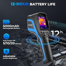 Load image into Gallery viewer, TOPDON TC004 Thermal Imaging Camera, 320 x 240 TISR Resolution, 256 x 192 IR High Resolution, 12-Hour Battery Life Handheld Infrared Camera with PC Analysis and Video Recording Supported, 16GB SD Card