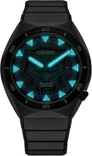 Load image into Gallery viewer, Citizen Men's Eco-Drive Marvel Black Panther Watch in Super Titanium, Black Panther Art Multi-Color Dial (Model: AW1668-50W)