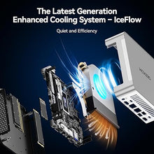 Load image into Gallery viewer, GEEKOM XT1 Mega AI Mini PC,14th Gen Intel Core Ultra U9-185H Processor (16C/22T,up to 5.1 GHz),32GB DDR5 2TB PCIe Gen4 SSD,Mini Desktop Computers Windows 11 Pro,WiFi 7/BT 5.4/Dual 2.5G LAN/USB4.0/8K