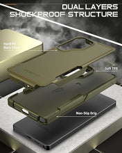 Load image into Gallery viewer, Poetic Neon Case for Samsung Galaxy S25 Ultra 5G, Dual Layer Heavy Duty Rugged Lightweight Slim Shockproof Protective Cover Phone Case, Military Green