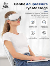 Load image into Gallery viewer, BOB AND BRAD Eye Massager FSA/HSA Eligible, EyeOasis 2 - Heated Eye Massager for Migraines with Compression and Music, Smart Eye Mask Massager Reduce Dry Eye Improve Sleep, Christmas Gifts for Women