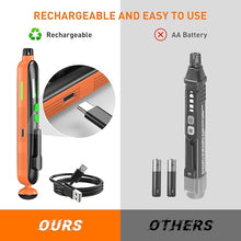 Load image into Gallery viewer, Rechargeable Natural Gas Detector Gas Leak Detector with Audible Visual Alarm Gas Sniffer to Locate Combustible Gas Leak Sources Like Methane Propane