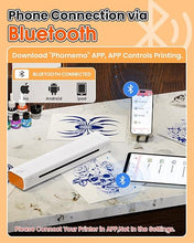Load image into Gallery viewer, Phomemo M08F Wireless Tattoo Transfer Stencil Printer, Tattoo Transfer Thermal Copier Machine with 10pcs Tattoo Transfer Paper, Tattoo Printer Kit for Tattoo Artists, Compatible with Smartphone & Pc