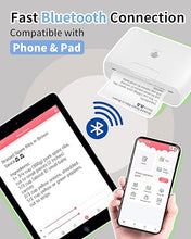 Load image into Gallery viewer, Phomemo M04S Bluetooth Portable Printer-Thermal Label Printer Notes Printer, Support 2/3/4 inch Printing Width, Compatible with Phones, Computer, 300dpi, Great for Document, Notes, Sticker, Label