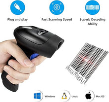 Load image into Gallery viewer, Wireless QR Code Scanners Readers for Computers, NetumScan 1D 2D Automatic Handhold USB Barcode Scanner for Store, Warehouse POS