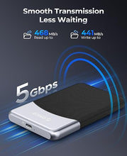 Load image into Gallery viewer, ORICO 512GB External SSD with 2 in 1 USB C Cable, Portable Solid State Drive USB 3.2 Gen 1 Up to 460MB/s, Dust and Drop Resistance, Reliable Storage for USB-C Smartphone, PC, Tablet, Labtop - M25PRO