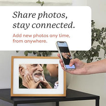 Load image into Gallery viewer, Skylight Digital Picture Frame - WiFi Enabled with Load from Phone Capability, Touch Screen Digital Photo Frame Display - Customizable Gift for Friends and Family - 10 Inch Gold