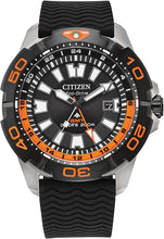 Load image into Gallery viewer, Citizen Men's Eco-Drive Promaster Sea Eco Dive, Stainless Steel Watch, Black Polyurethane Strap, Dual Time, Date (Model: BJ7129-05E)