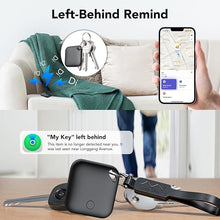 Load image into Gallery viewer, Air Tracker, Bluetooth Tracker Tag-2 Pack, Compatible with Apple Find My (iOS Only), Key, Luggage, Suitcase and Pet Item Finder, 90dB Beeping, IP67 Waterproof, Replaceable Battery, Worldwide Tracking