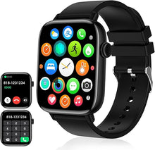 Load image into Gallery viewer, 1.90'' with Smart Watch(Answer/Make Calls),Smart Fitness Tracker Watches for Android/iOS Phones,Bluetooth Call and Text Message/Sleep Monitor/Heart Rate/Android Smartwatch for Women Men