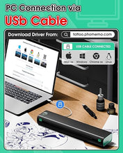 Load image into Gallery viewer, Phomemo M08F Wireless Tattoo Transfer Stencil Printer, Thermal Tattoo Machine with 10pcs Free Transfer Paper, Tattoo Printer Kit for Tattoo Artists & Beginners, Compatible with Smartphone & Pc