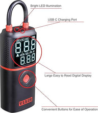 Load image into Gallery viewer, VIAIR EVC - Every Vehicle Carry™ Rechargeable Tire Inflator Portable Air Compressor with LED Light, Electric Air Pump for Cars, Bicycles, Motorcycles, Digital LED Display with preset function