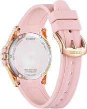 Load image into Gallery viewer, Citizen Women's Eco-Drive Weekender Sport Casual, Rose Gold-Tone Stainless Steel Watch, Pink Silicone Strap, White Dial (Model: FE6138-05B)