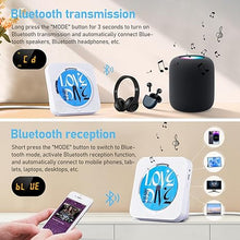 Load image into Gallery viewer, CD Player with Speakers Bluetooth Desktop CD Players for Home Kpop Music CD Player with LED Screen FM Radio Remote Control Timer Support AUX USB TF Card Playback