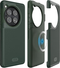 Load image into Gallery viewer, TUDIA MergeGrip Magsafe Compatible Phone Case for OnePlus 12 5G 2024 - Military Grade, Drop Tested, Dual Layer, Shockproof, Anti-Slip, Heavy Duty & Protector Cover Protective Phone Case - Pine Green