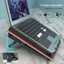 Load image into Gallery viewer, IETS GT500 Powerful Turbo-Fan (4200 RPM) Laptop Cooling Pad with Infinitely Variable Speed,Seal Foam for Rapid Cooling Gaming Laptop,Dust Filter for Protect Laptop,13-17.3inch Laptop Cooler