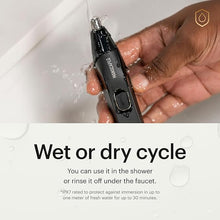 Load image into Gallery viewer, MANSCAPED® The Weed Whacker® 2.0 Electric Nose & Ear Hair Trimmer – 7,000 RPM Precision Tool with Rechargeable Battery, Wet/Dry, Easy to Clean, Improved Stainless Steel Replaceable Blade