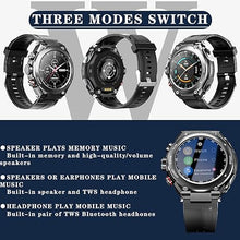 Load image into Gallery viewer, Smart Watch with Earbuds 3 in 1 Round Fitness Tracker 1.28inch Smartwatch for Men Answer/Make Call Speaker Recording Sleep Monitor Sports Smart Watch Long Time Standby