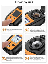 Load image into Gallery viewer, Digital Sugar Brix Refractometer brix Meter Automatic Temperature Compensation Range 0-35%?±0.2% Precision, Perfect for Fruits, Juices, Vegetables, Drinks and Coffee