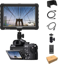 Load image into Gallery viewer, LILLIPUT A7S 7" 1920x1200 IPS Screen Camera Field Monitor 4K HDMI Input Output Video for DSLR Mirrorless Camera Sony A7S II A6500 Panasonic GH5 Canon 5D Mark IV DJI Ronin M Black VIVITEQ Exclusively