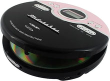 Load image into Gallery viewer, Studebaker SB3703PBB Joggable Personal CD/MP3 Player with Bookmark Feature and FM PLL Radio - Pink & Black
