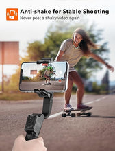 Load image into Gallery viewer, hohem iSteady Q Gimbal Stabilizer for Smartphone, 1 Axis Selfie Stick Tripod with Face Tracking, 360° Rotation, 4 in 1 Portable Phone Tripod w/Extendable Stick for iPhone 14/Android Video Recording