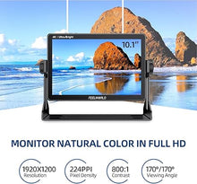 Load image into Gallery viewer, FEELWORLD 10.1 Inch 4K Ultra-Bright Touchscreen Monitor with Loop-Through HDMI & 3G-SDI, 2000nit High Brightness, 1920X1200 Resolution, LUT11S - Professional Camera Field Monitor
