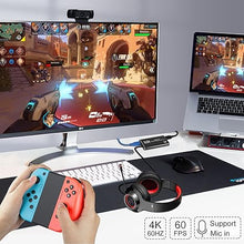 Load image into Gallery viewer, Capture Card Nintendo Switch, 4K HDMI Video Capture Card, 1080P 60FPS, HDMI to USB 3.0 Capture Card for Streaming Work with Camera/Xbox/PS4/PS5/PC/OBS