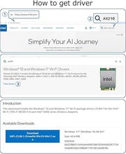 Load image into Gallery viewer, 5400Mbps PCIE WiFi Card Intel 6E Chipset (6GHz&5Ghz&2.4GHz) PCIe WiFi Card BT 5.2, WiFi Adapter mit OFDMA, Ultra-Low Latency, Windows 10/11 (64bit)