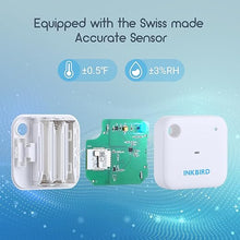 Load image into Gallery viewer, INKBIRD WiFi Thermometer Hygrometer Monitor, Smart Temperature Humidity Sensor IBS-TH3 with App Notification Alert, 1 Year Data Storage Export, Remote Monitor for Greenhouse Wine Cellar Baby Room