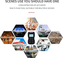 Load image into Gallery viewer, 4 in 1 Gas Detector, Rechargeable Portable 4 in 1 Gas Clip 4-Gas Monitor Meter Tester Analyzer Sound Light Shock