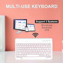 Load image into Gallery viewer, iPad Air 13 inch Case Keyboard (M2, 2024), Keyboard Case for iPad Pro 12.9 inch (6th/5th/4th/3rd Gen), 7 Colors Backlit, Magnetic Detachable Wireless Keyboard, Smart Folio Cover with Pencil Holder