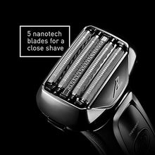 Load image into Gallery viewer, Panasonic ARC5 Electric Razor for Men with Pop-Up Trimmer, Wet/Dry 5-Blade Electric Shaver with Intelligent Shave Sensor and Multi-Flex Pivoting Head – ES-LV65-S (Silver)