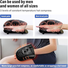 Load image into Gallery viewer, cotsoco Cordless Hand Massager with Heat and Compression for Arthritis and Carpal Tunnel, Birthday Gifts for Women Mom Men,Black