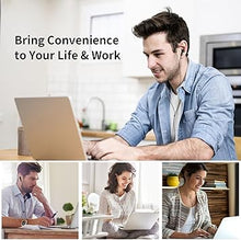 Load image into Gallery viewer, USB Headphones with Microphone for Laptop, 7.5ft Magnetic Wired Earbuds Noise Isolation in-Ear Earphones with Mute Volume Control Stereo Bass for PC Desktop Dell HP Acer Laptop Meetings/Music,School