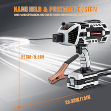 Load image into Gallery viewer, Welding Machine Handheld 110V 120Amp Portable ARC Welder Gun Hand Held Welder Machine with Digital Display IGBT Inverter 6 Variable Current Adjustment for 1/16''-1/8'' Welding Rods