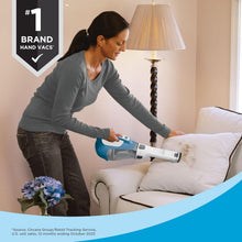 Load image into Gallery viewer, BLACK+DECKER dustbuster AdvancedClean/ Handheld Vacuum Cordless, Compact Home and Car Vacuum with Crevice Tool, Rotating Nozzle and Charging Station, Large Dust Bowl (CHV1410L)