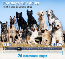 Load image into Gallery viewer, Bousnic Dog Shock Collar with Remote - ¾ Mile Electronic Training Collar for (15-140lbs) Medium Large Dogs, Waterproof Rechargeable Dog E Collar with 3 Modes, Beep, Vibration, Safe Shock(1-16 Levels)